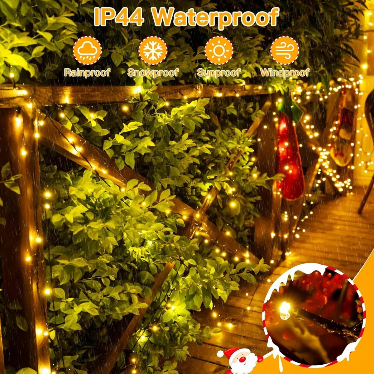 Christmas Tree Lights Outdoor, 100m 1000LED - Image 3