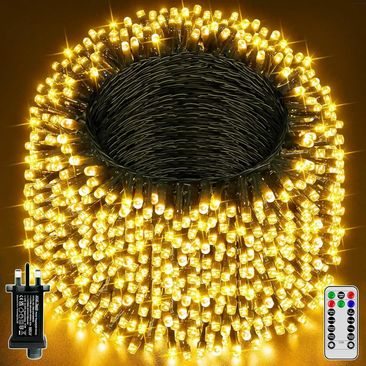 Christmas Tree Lights Outdoor, 100m 1000LED - Image 1