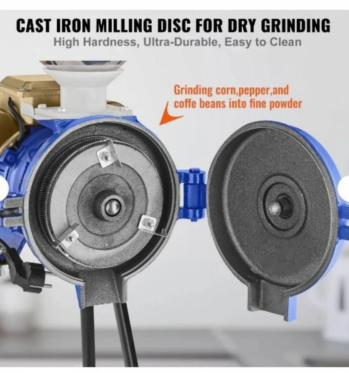 Electric Grain Mill Grinder, 3000W Spice Grinders - Image 3