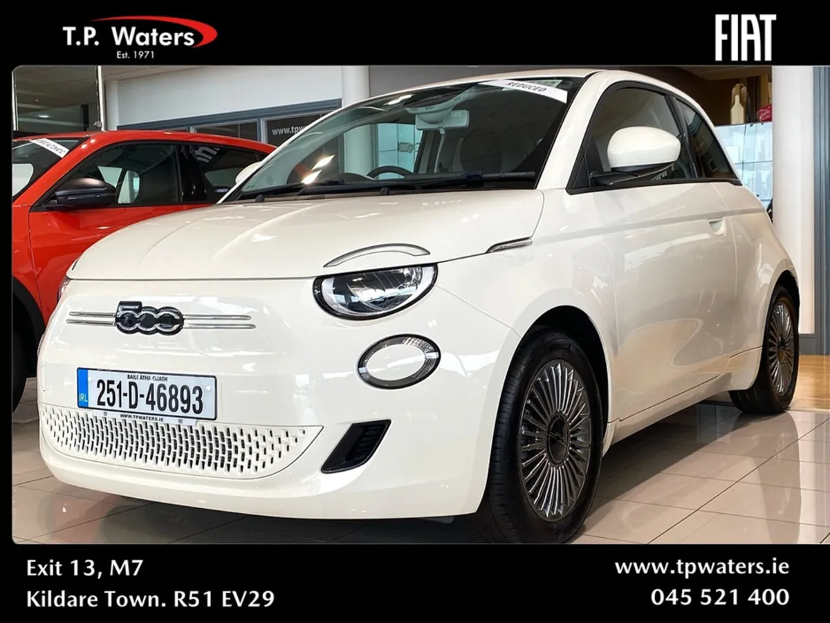 Fiat 500e ICON - 42KWH - NEARLY NEW - FREE HOME CH - Image 3