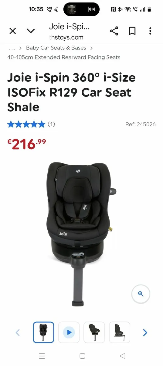 Baby car seat - Image 1