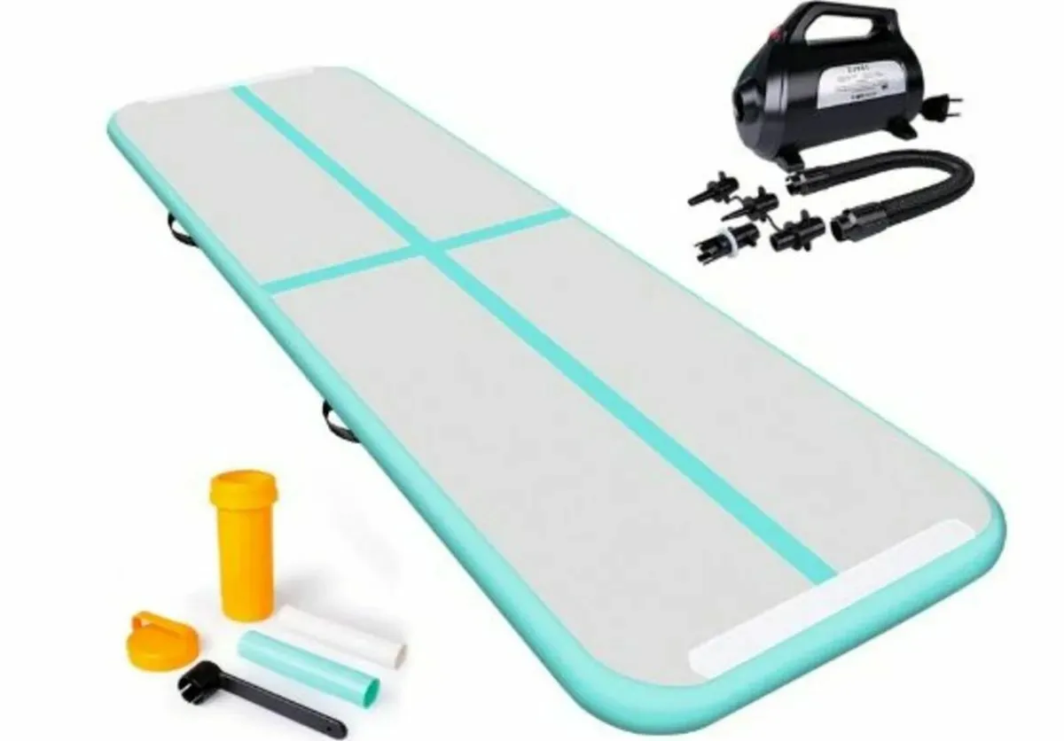 Gymnastic Mat Inflatable for Tumbling and Practice - Image 1