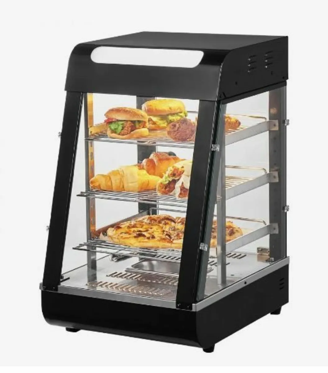 3-Tier Commercial Food Warmer Display, 1000W - Image 1
