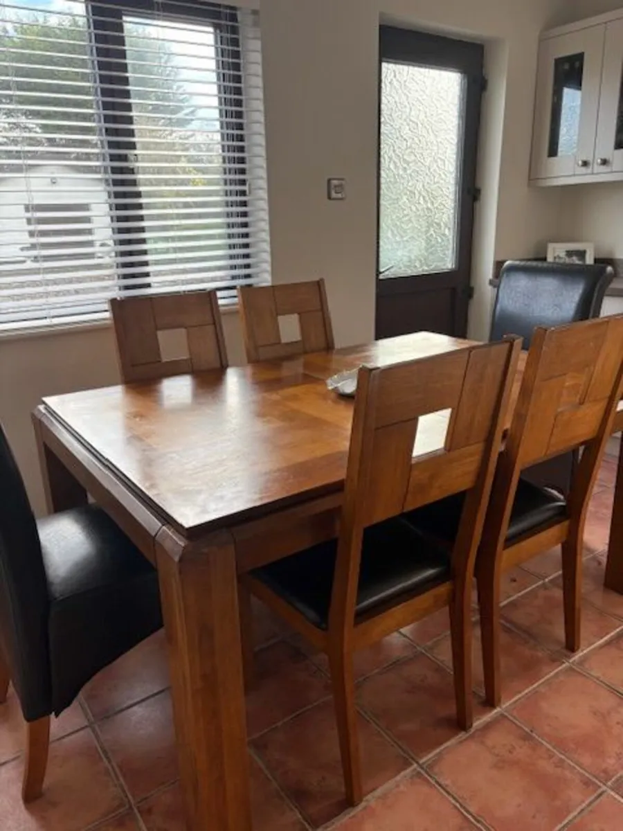 Dining Table & Six Chairs - Image 1