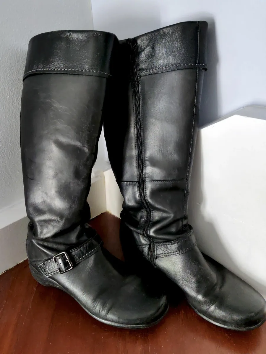 Tall Leather Boots - Image 1