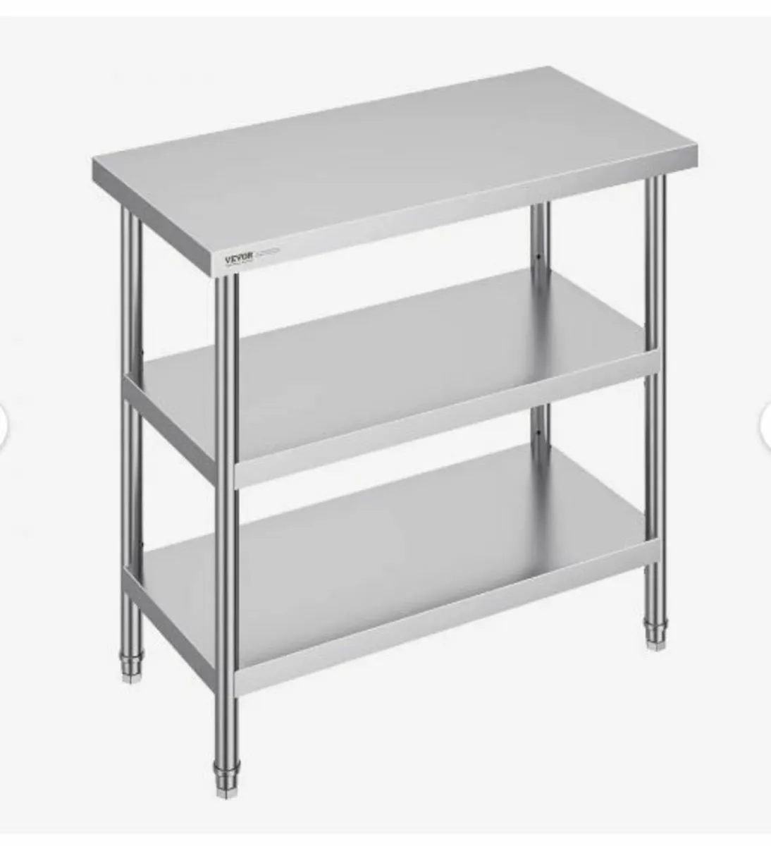 Stainless Steel Food Prep Table Commercial - Image 3