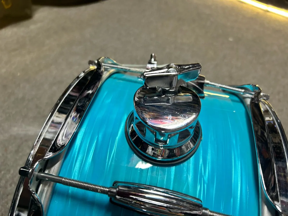 12” X. 6” Solid Brass Snare Drum - Image 2