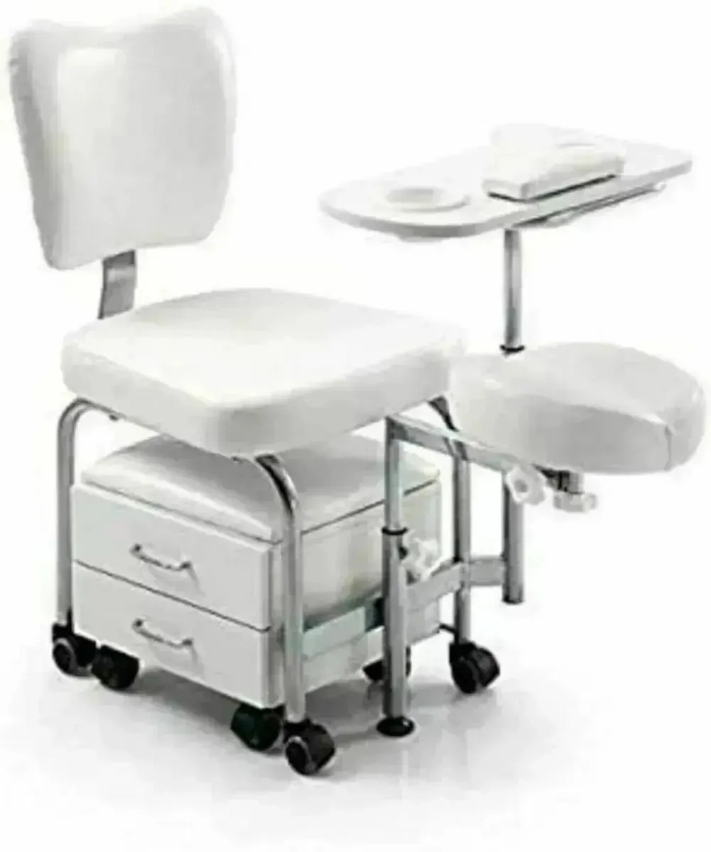 Manicure Pedicure Spa Station Chair with Drawers - Image 4