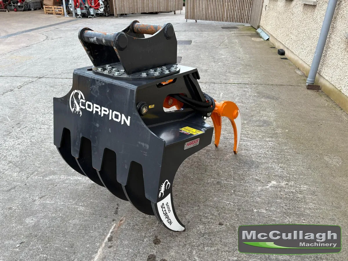 New MDE Scorpion S1000 Excavator Grab - Image 3