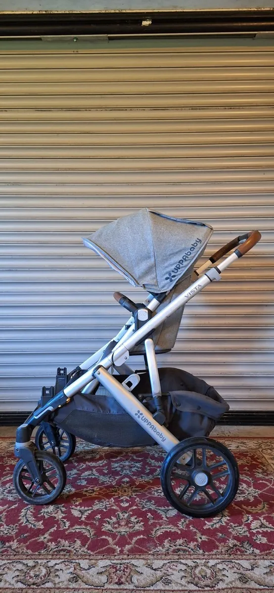 Uppa Baby Vista double buggy and Cot - Image 2