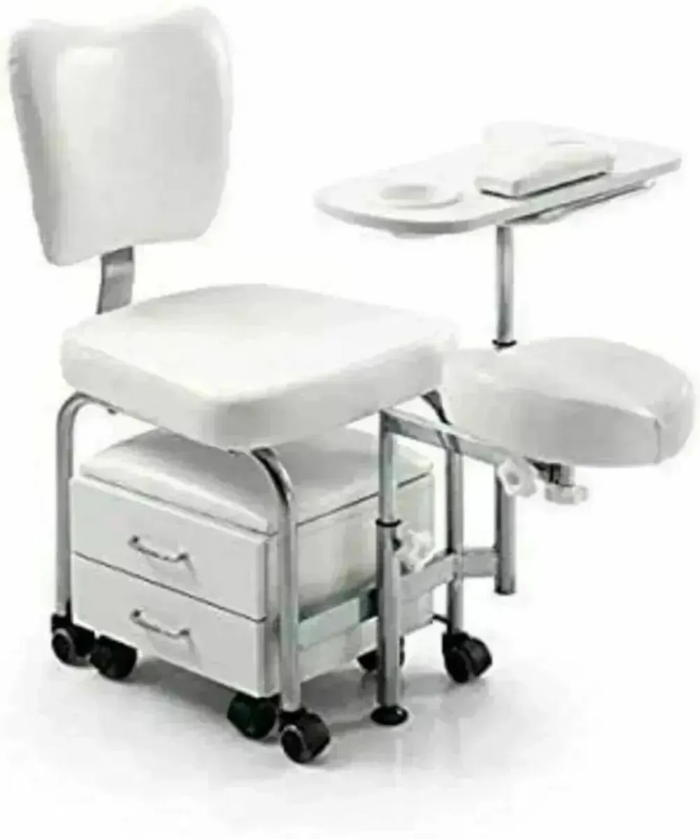 Manicure Pedicure Spa Chair with Built-In Drawers - Image 2