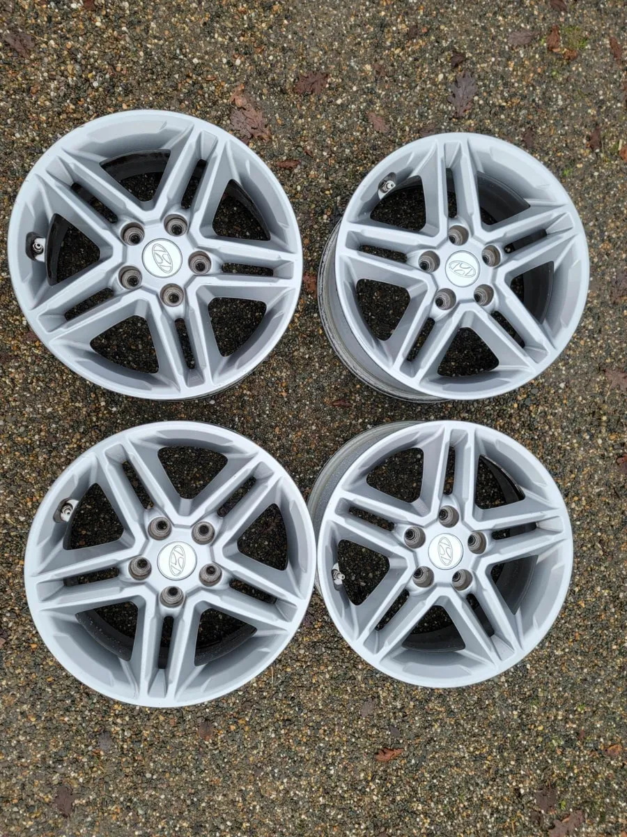 16" Genuine Hyundai/Mazda/KIA alloys 5x114.3 - Image 1