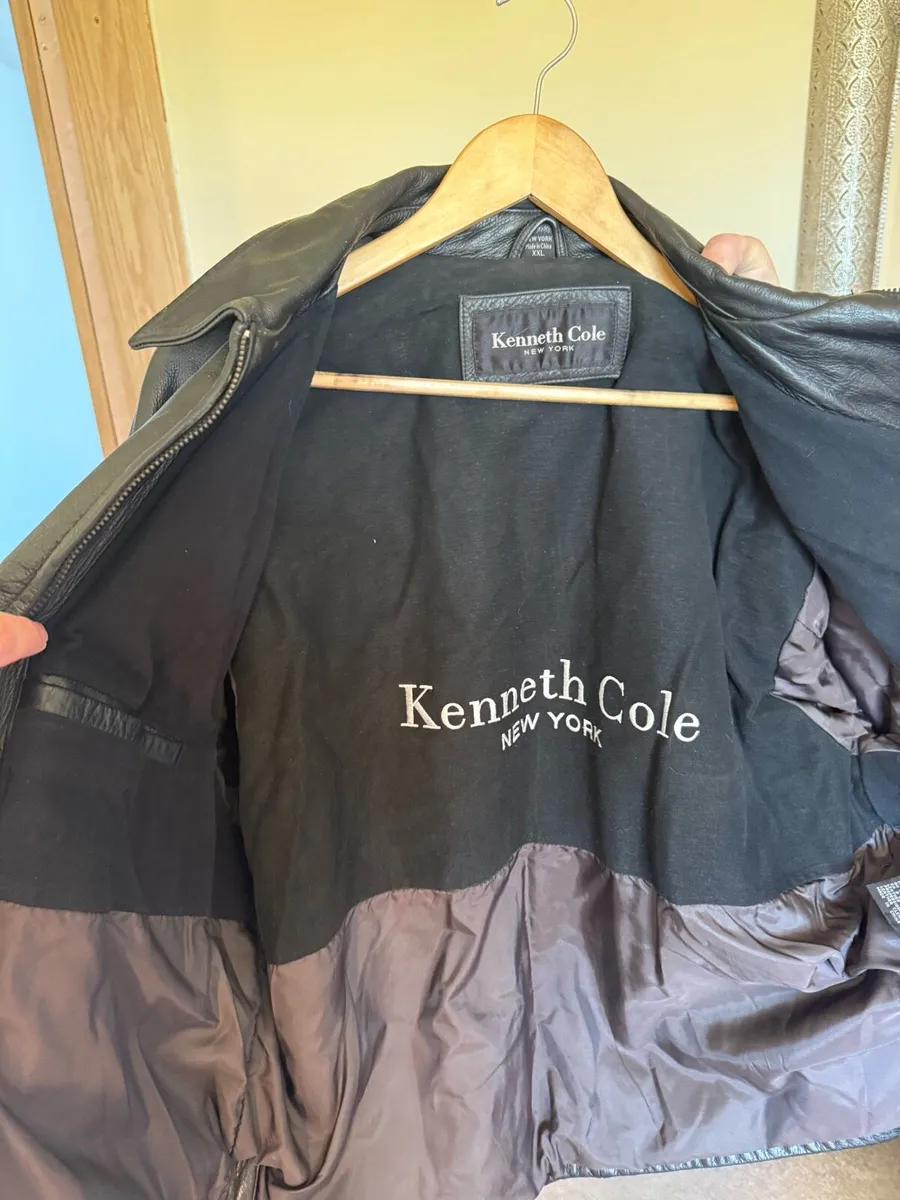 Leather Jacket - Vintage Kenneth Cole - Image 2