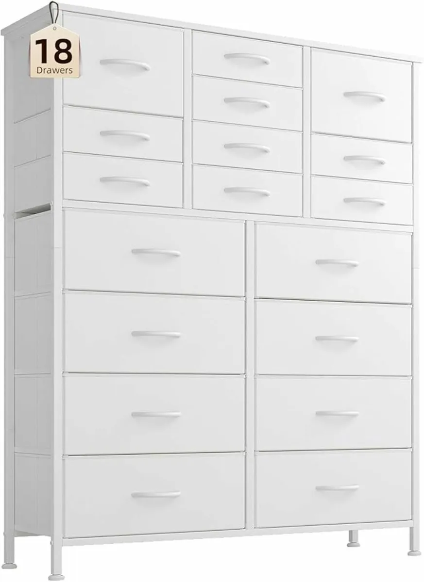 Chest of Drawers18 Drawers Bedroom Storage Cabinet - Image 2