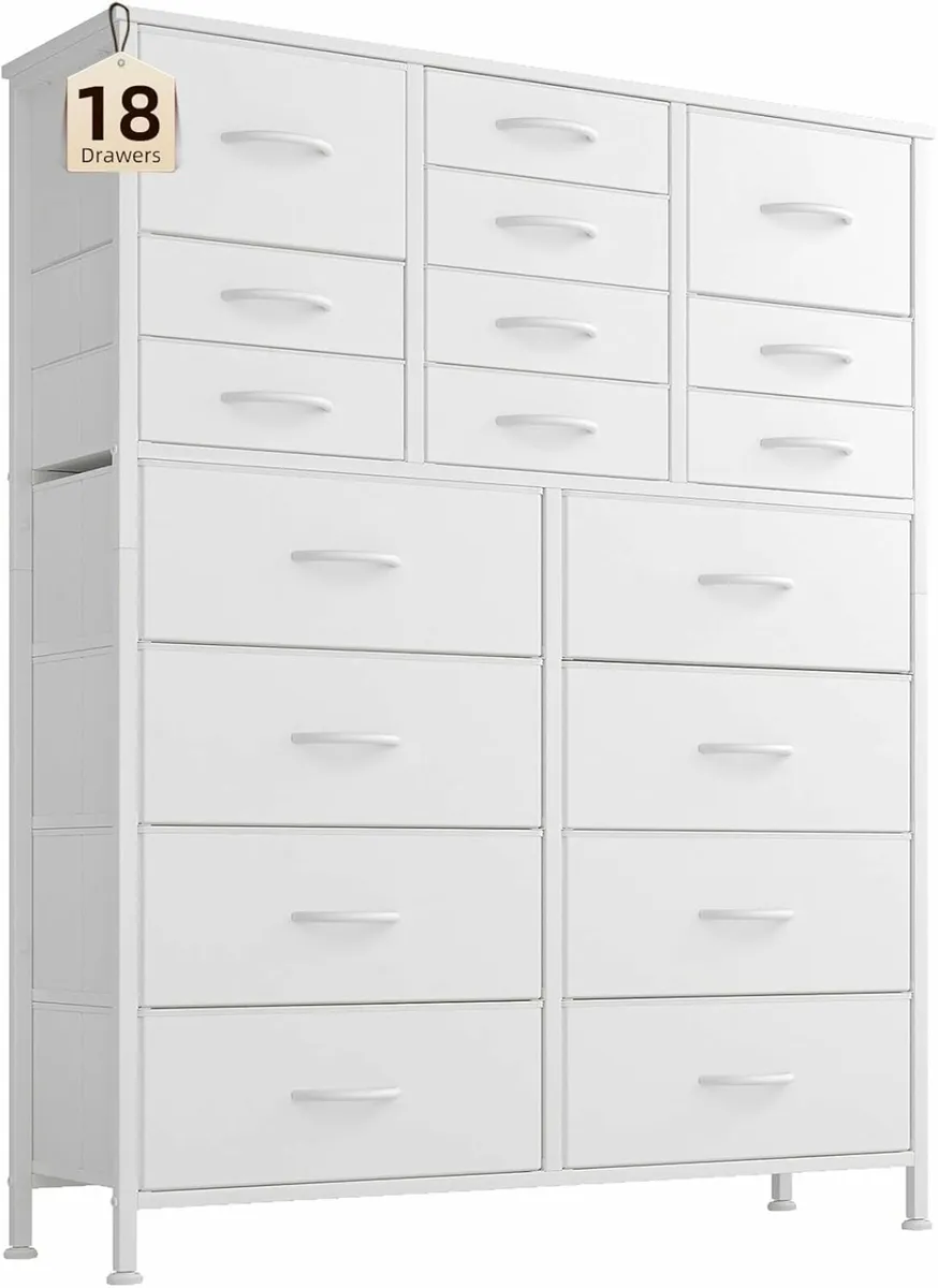 Chest of Drawers18 Drawers Bedroom Storage Cabinet - Image 3