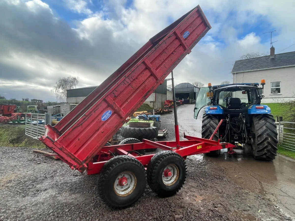 Johnston 13x7 tipping trailer - Image 4