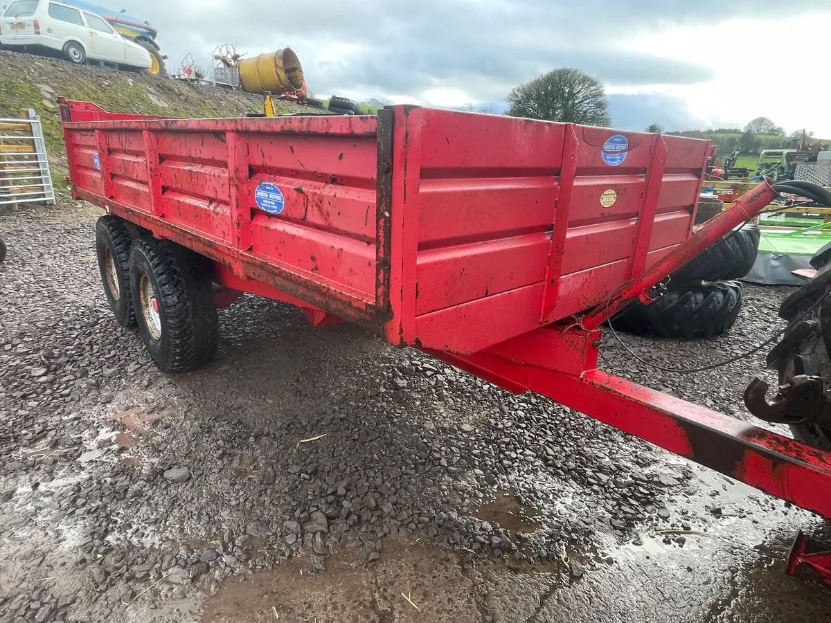 Johnston 13x7 tipping trailer - Image 1