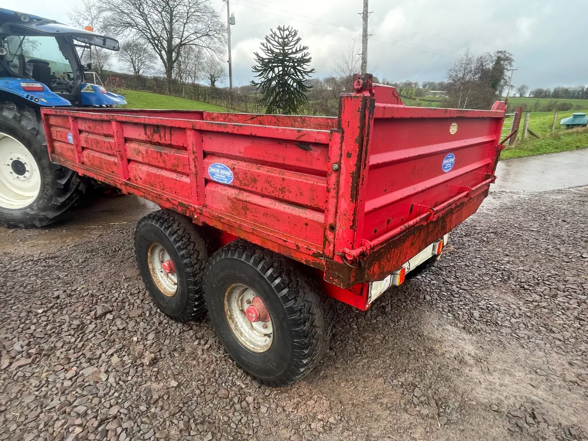 Johnston 13x7 tipping trailer - Image 3