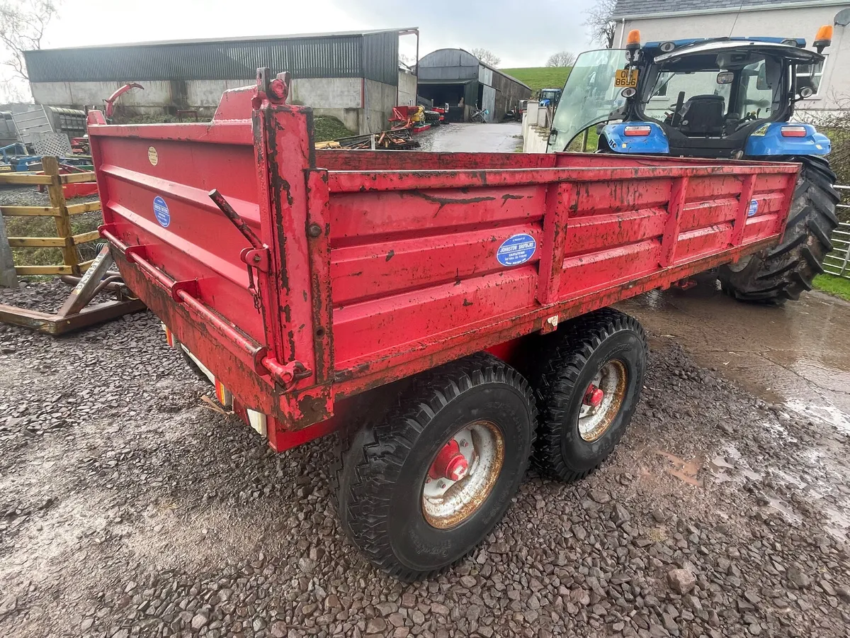 Johnston 13x7 tipping trailer - Image 2