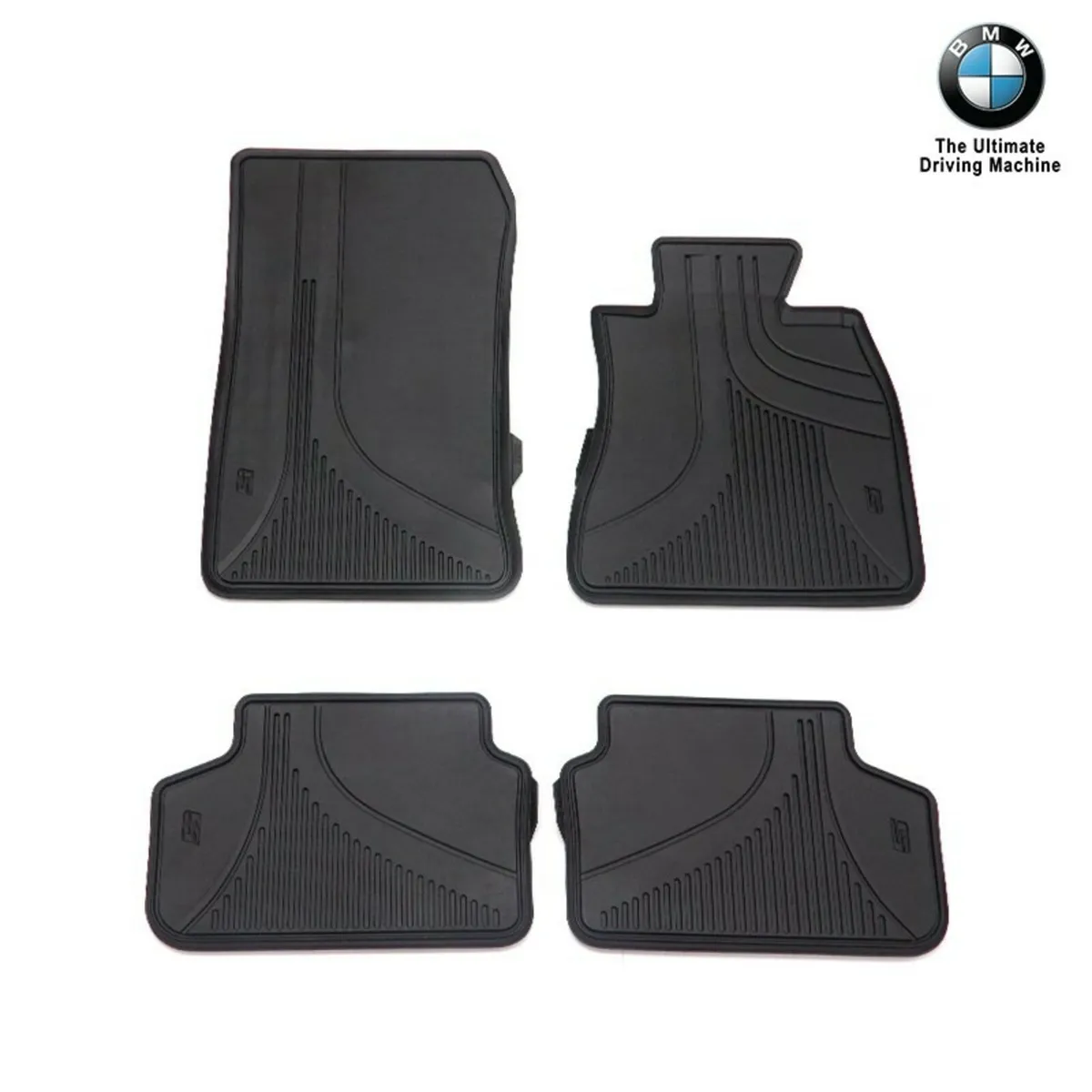 BMW 5 Series G30 G31 Rubber Floor Mats Front+Rear - Image 1