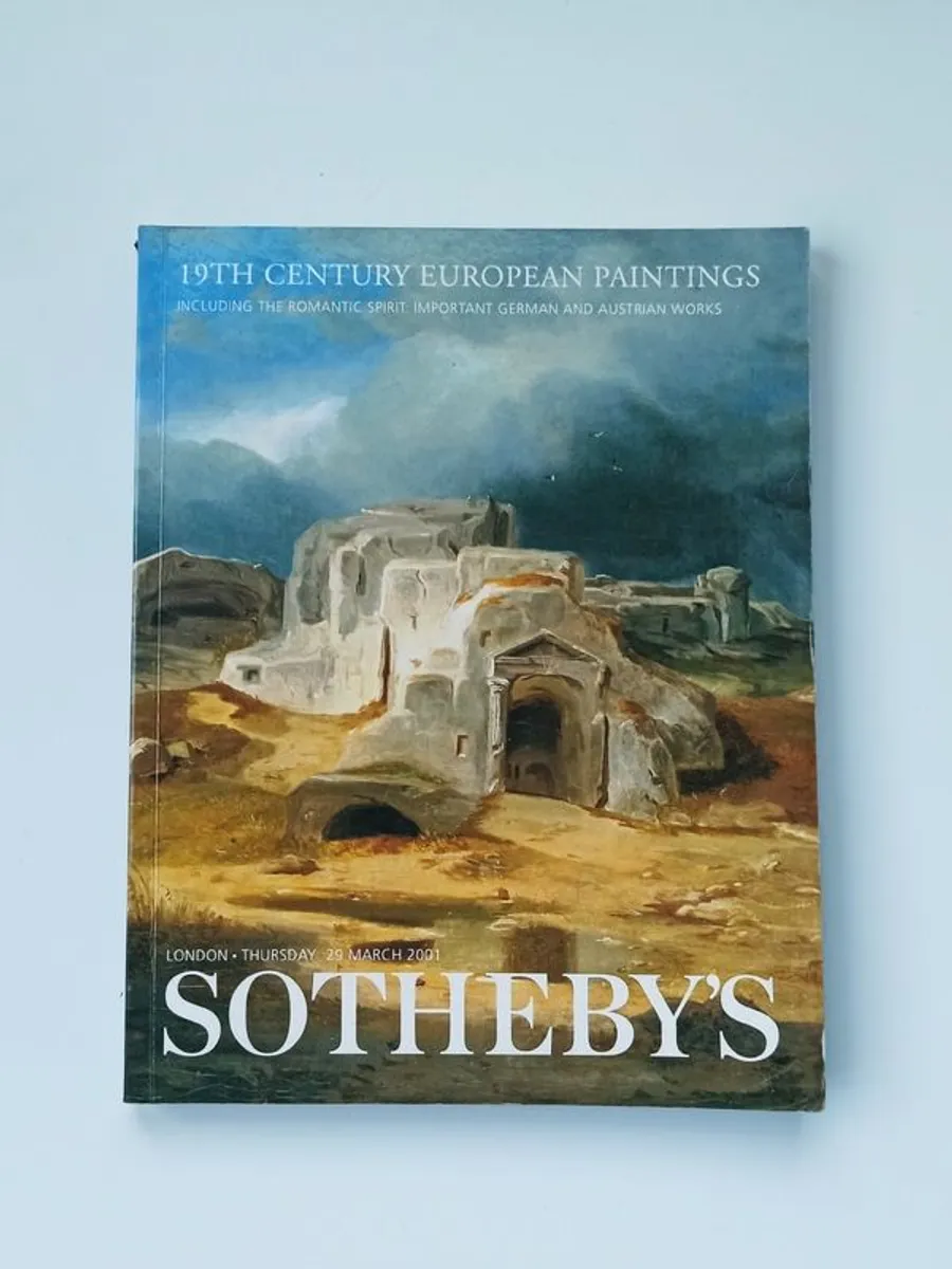 Sothebys auction salesroom catalog 29th March 2001  "19th Century European Paintings Including The RomanticSpirit : Important German and Austrian Works" - Image 1