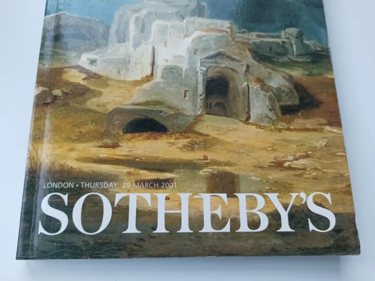 Sothebys auction salesroom catalog 29th March 2001  "19th Century European Paintings Including The RomanticSpirit : Important German and Austrian Works" - Image 3