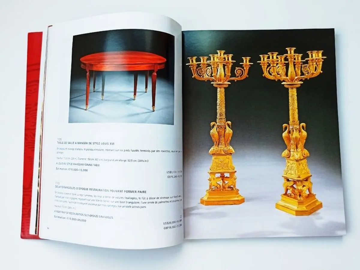 Christie's Paris auction sales room catalog "Important Mobilier, Objects, d'Art Orfevrerie, Ceramiques Europeennes et Arts d'Asie" 24th June 2002 - Image 3