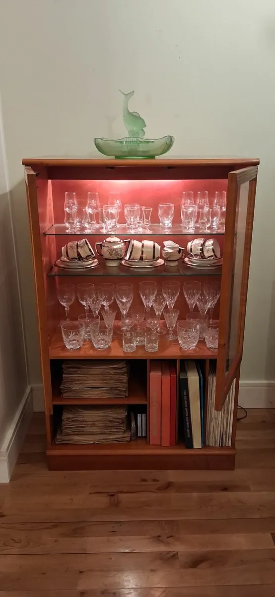 Mid-century Cherrywood Display Cabinet - Image 2