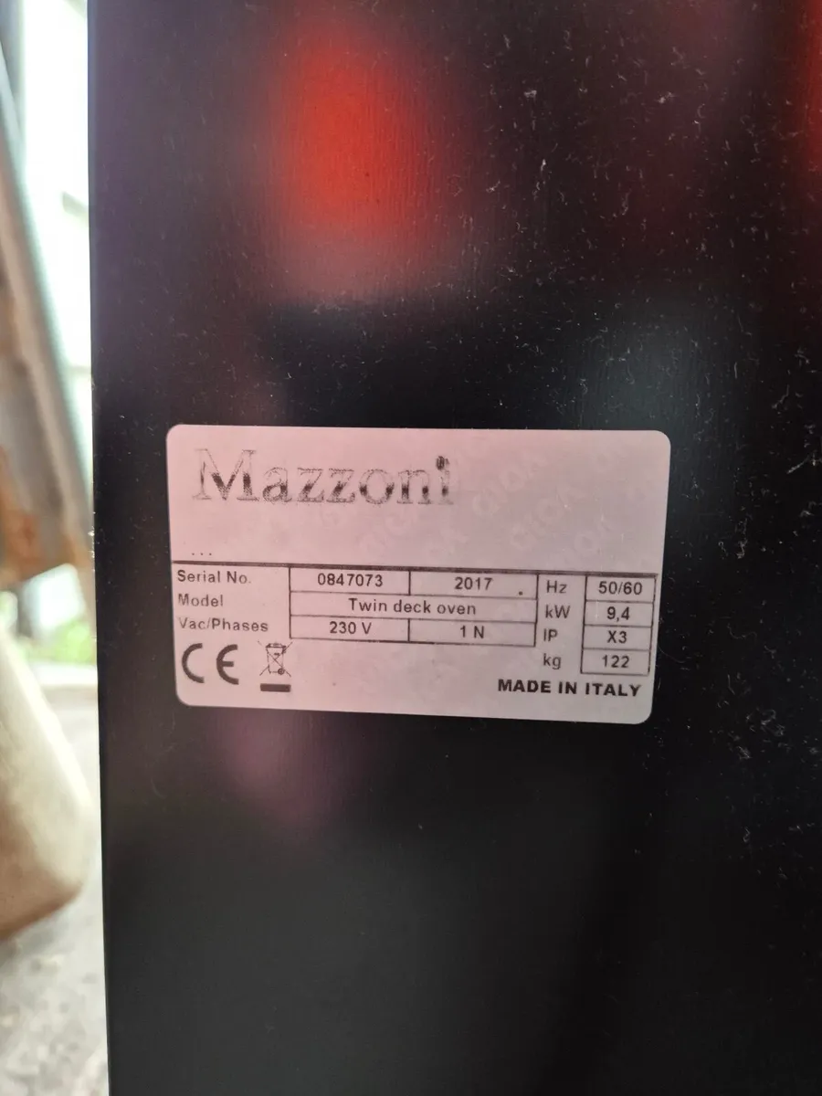 Mazzoni - Twin Deck Pizza Oven - Image 2