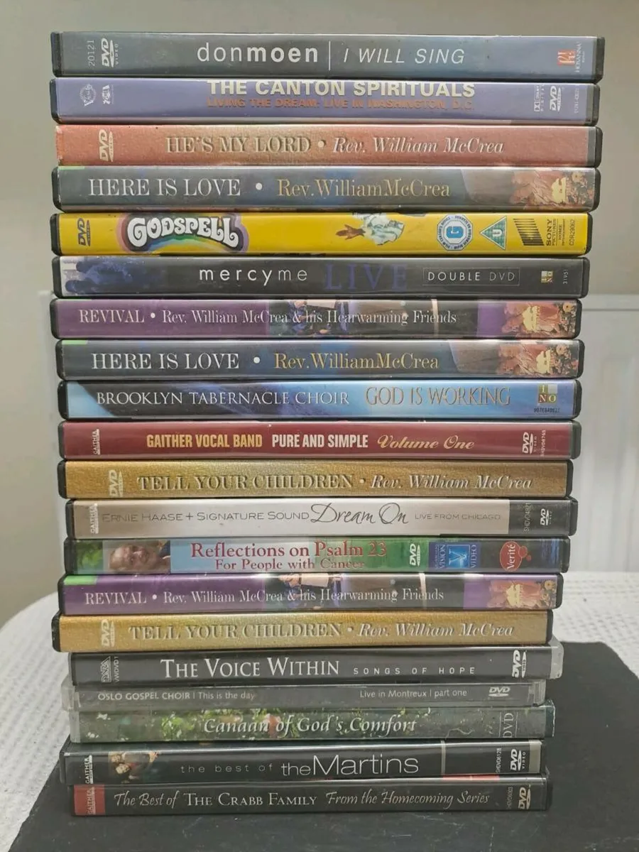 Bundle of 20 Gospel dvds - Image 1