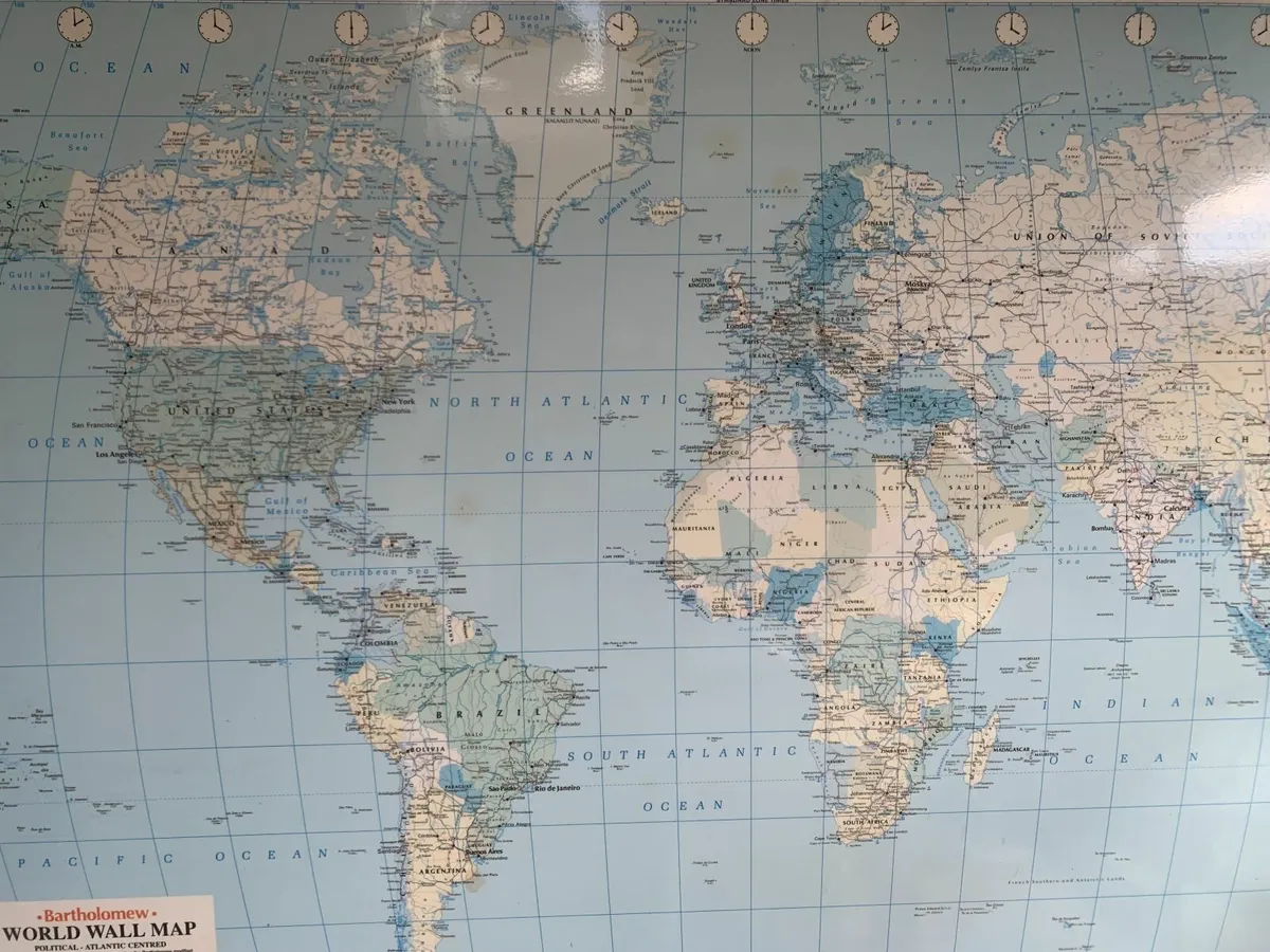 World Map - Large (5x3 foot) - Image 1