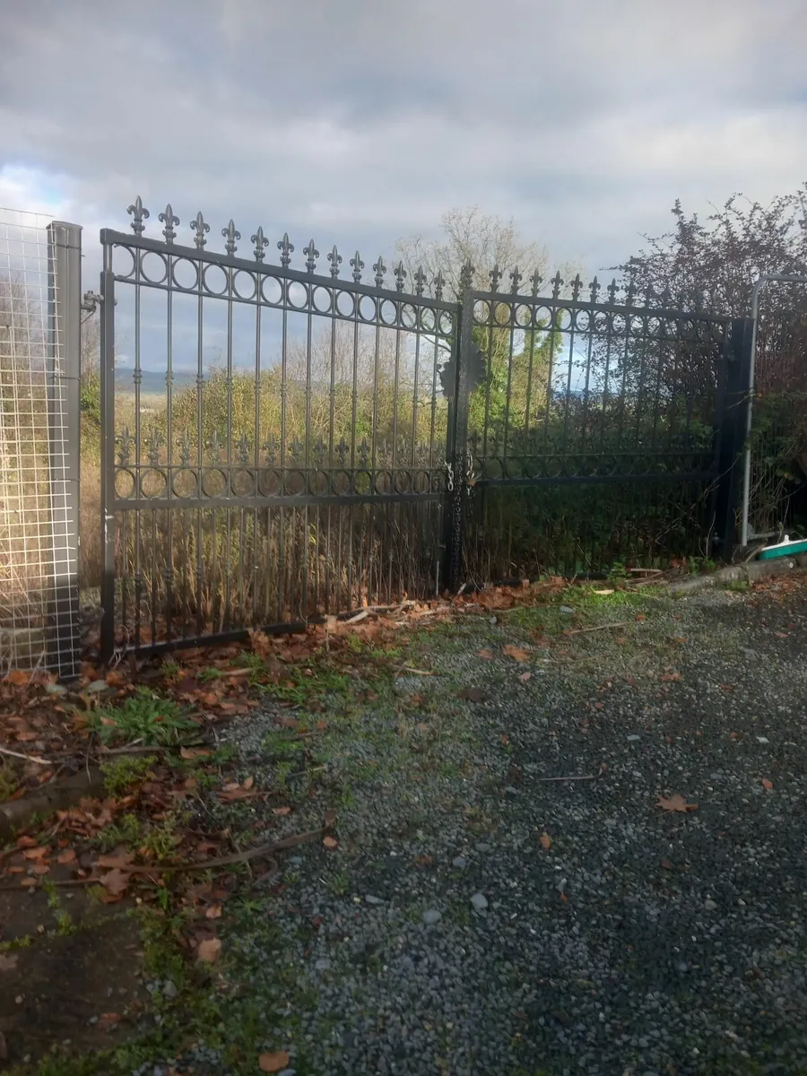 Galvanised entrance gates - Image 2