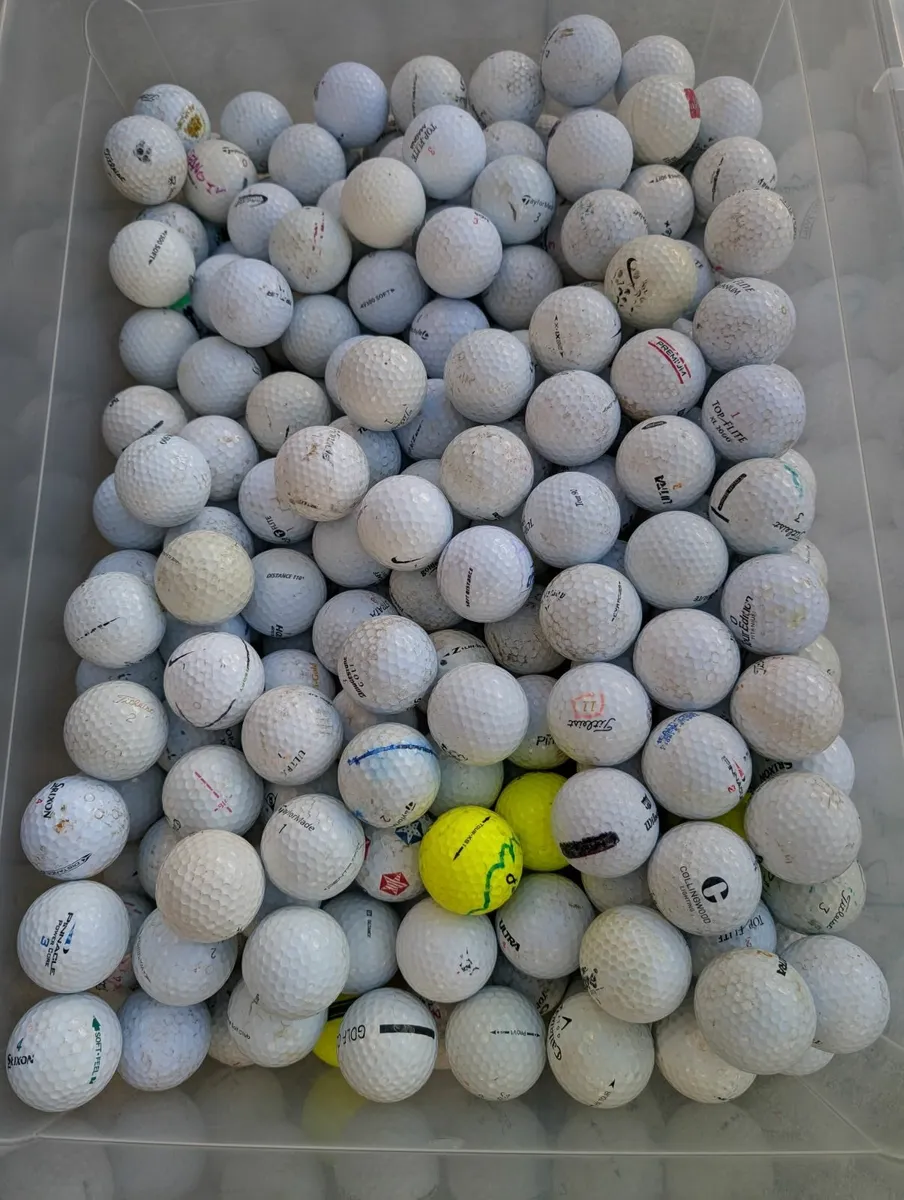 Free practice golf balls
