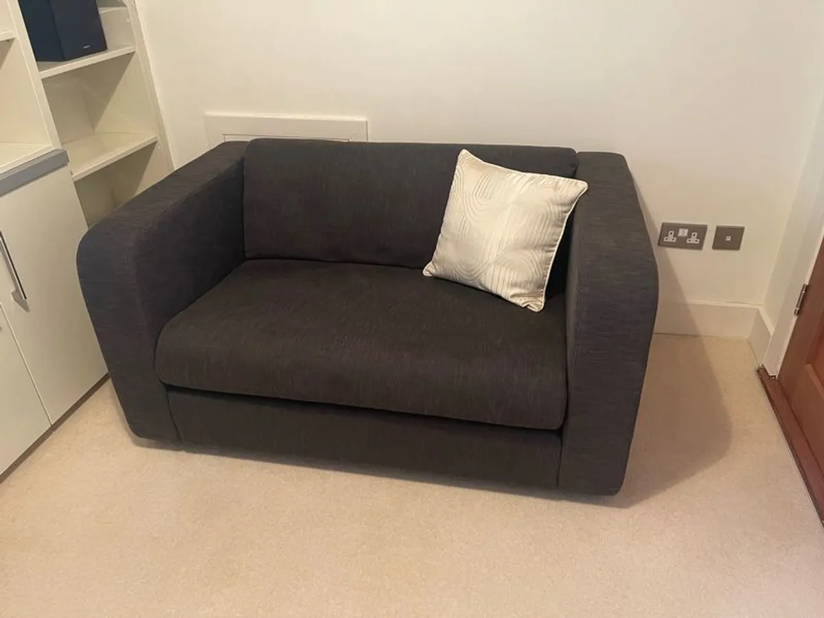 Lovely Grey Sofa Bed with Single Bed Pull-Out - Image 1