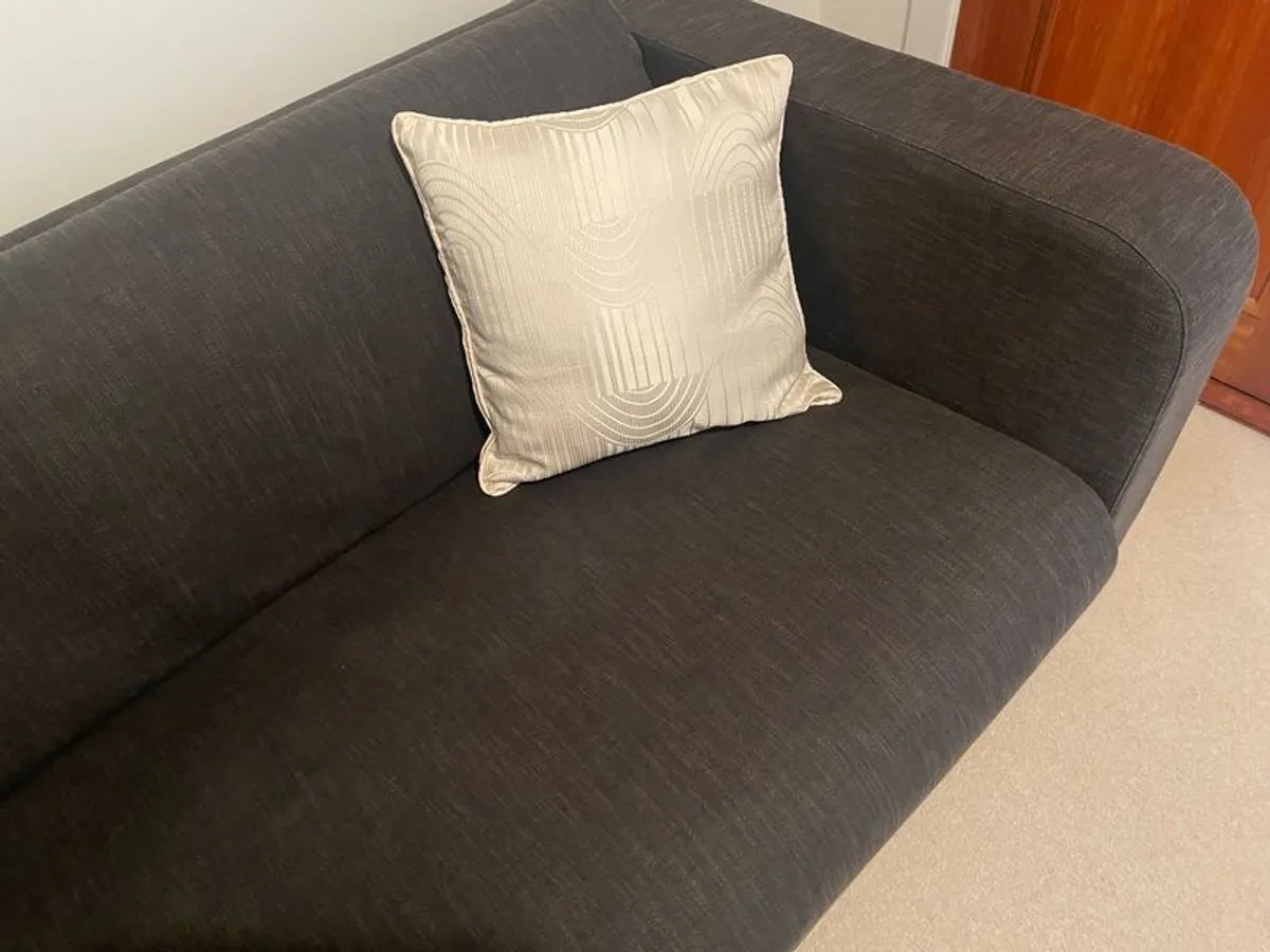 Lovely Grey Sofa Bed with Single Bed Pull-Out - Image 2