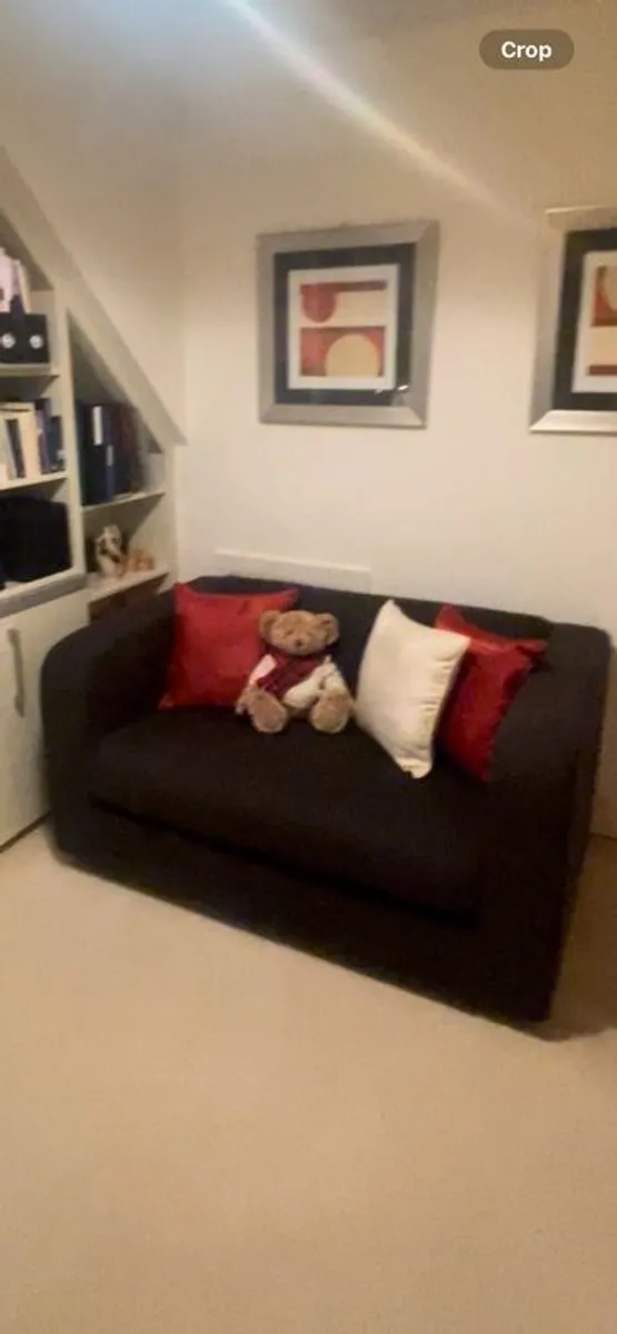 Lovely Grey Sofa Bed with Single Bed Pull-Out - Image 3