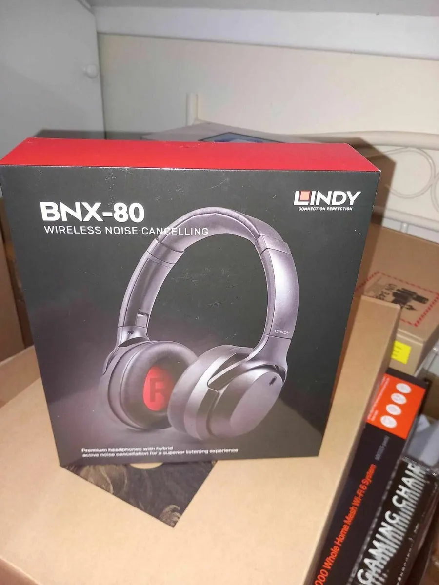 Lindy BNX-80 Wireless Noise Cancelling Headphones - Image 1