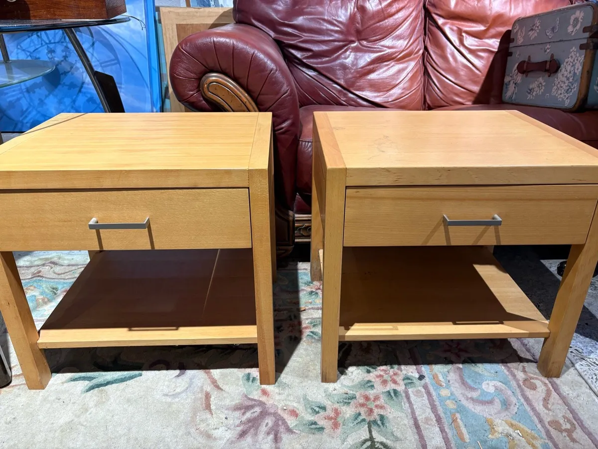 Matching bedside lockers - Image 1