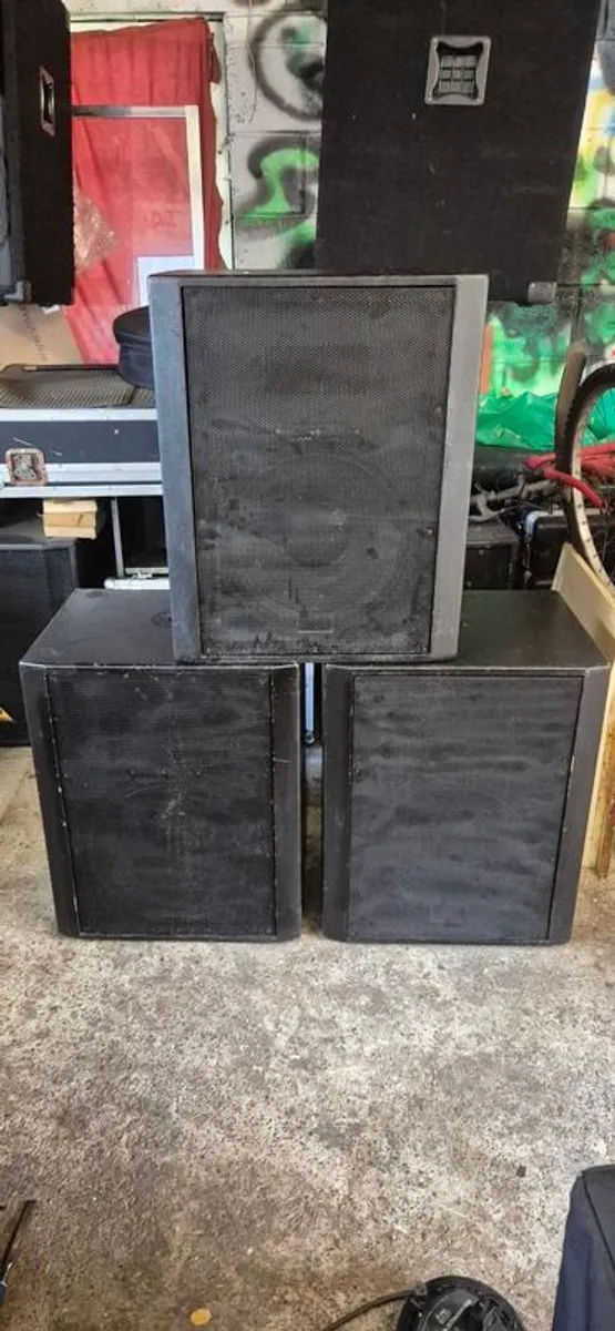 15" B&C loaded sub woofers - Image 1