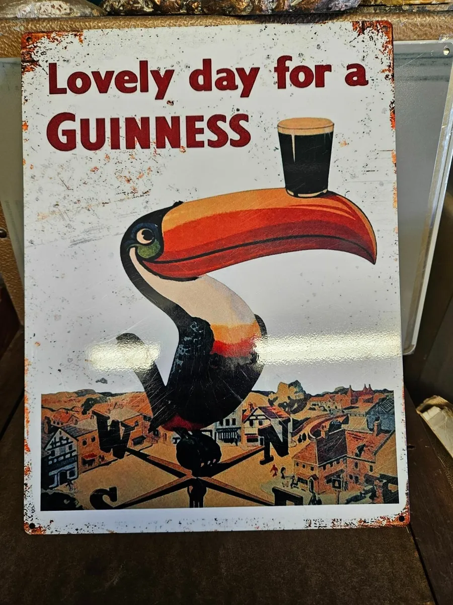 Guinness Metal Sign - Image 1