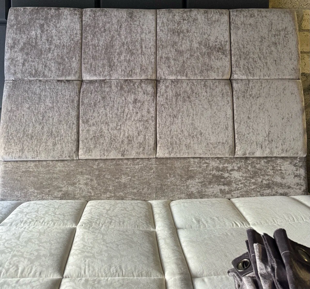 6ft Superking Bed with Headboard & Curtains - Image 4