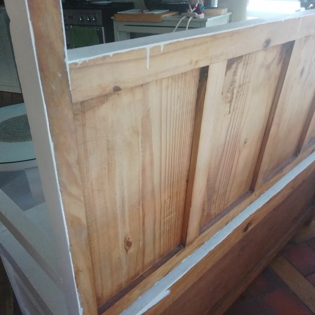 Mexican pine settle with 2 draws - Image 3