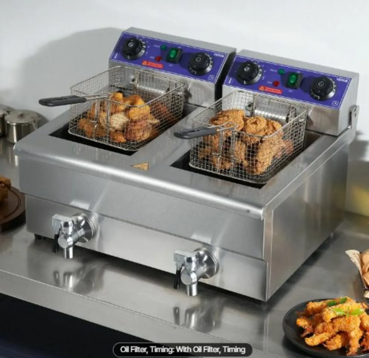 Commercial Electric Deep Fryer Countertop Deep Fry - Image 3