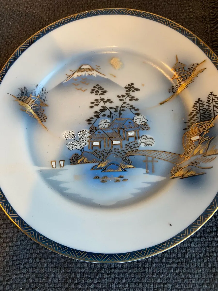 Vintage Kutani Japanese Porcelain Tea Set - Image 2