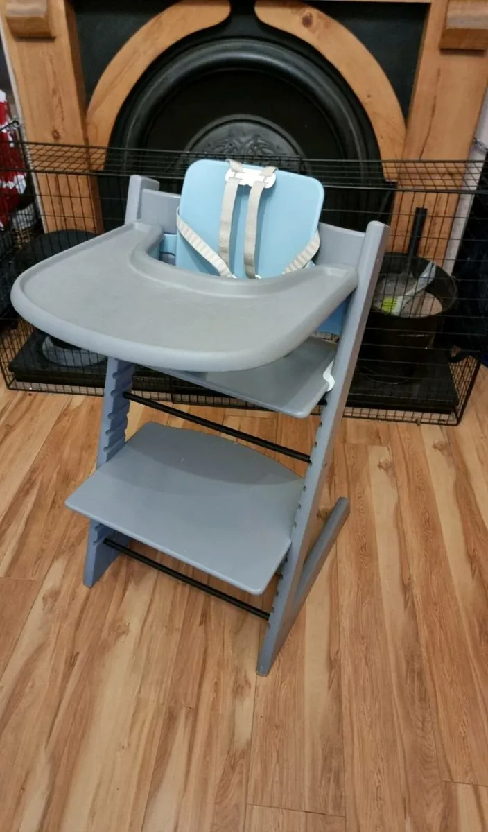 Stokke Tripp Trapp high chair with accessories - Image 1