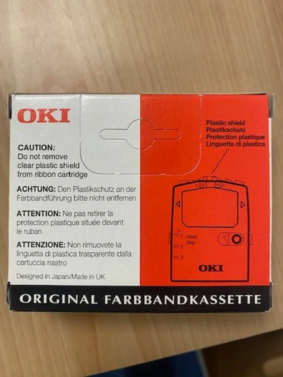 Oki 182/390 compatible ribbon - Image 1