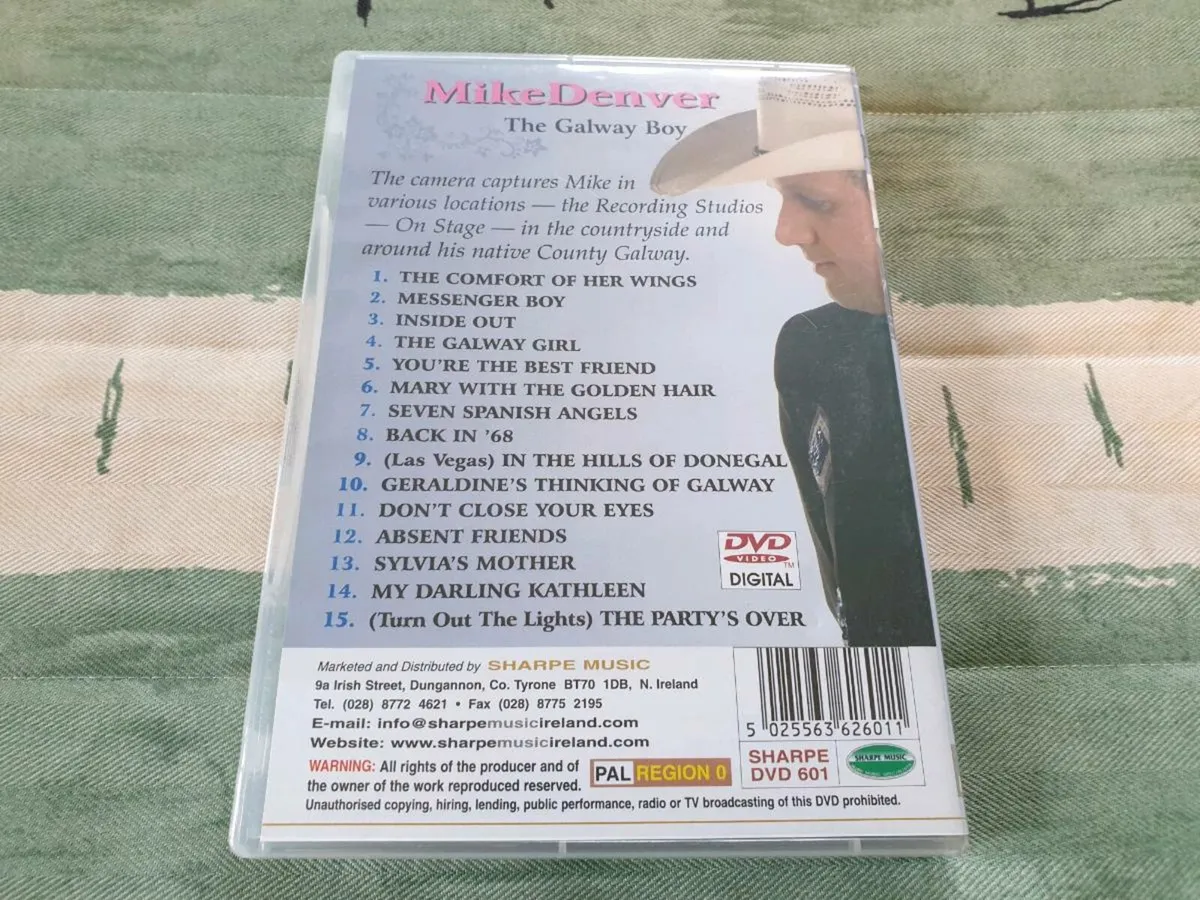 Mike Denver The Galway Boy DVD Region 0 Worldwide - Image 2