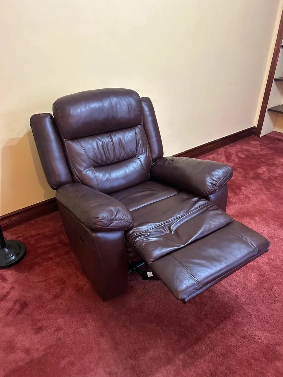 Leather Recliner Armchair - Image 2