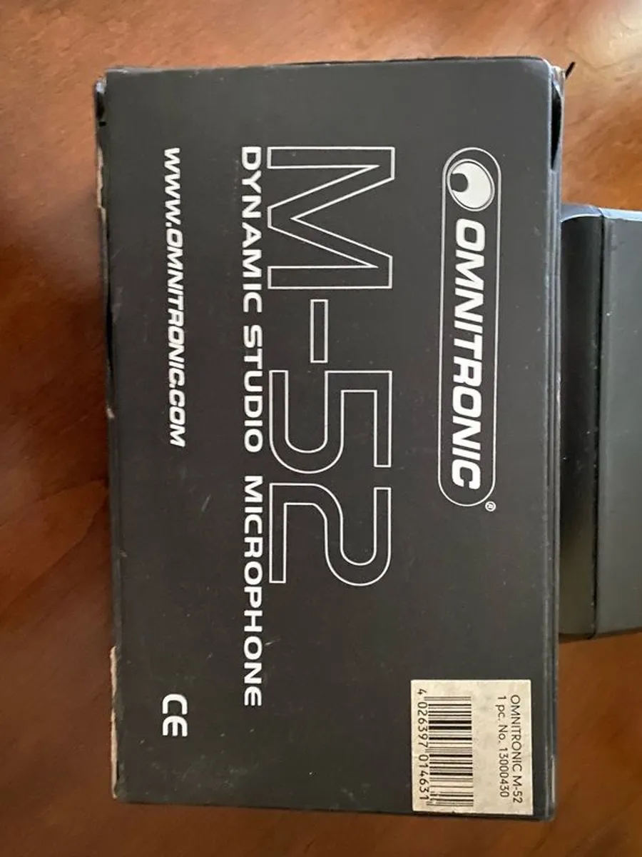 Omnitronic M-52 Dynamic studio microphone - Image 2