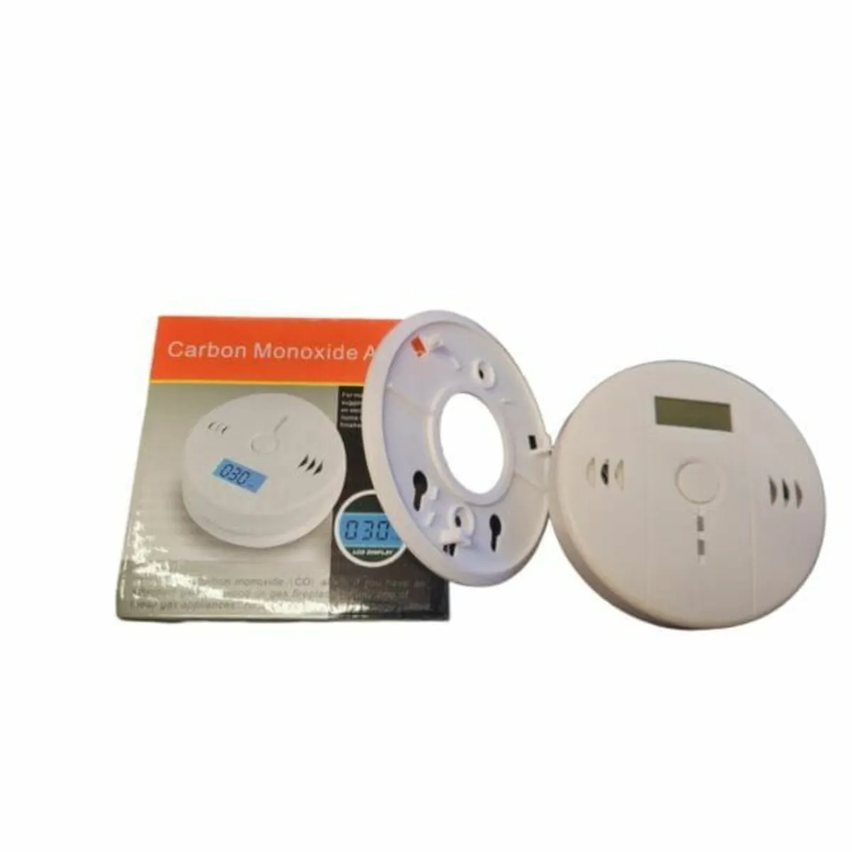New Boxed Carbon Monoxide Smoke Alarm + Batteries - Image 3